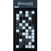 Mozaika szklana MOSAVIT Moondance Blanco Y Negro