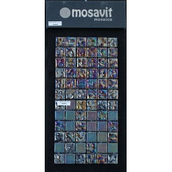 Mozaika szklana MOSAVIT Drops Negro